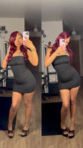 Shape Me Up Tube Dress! (Black)