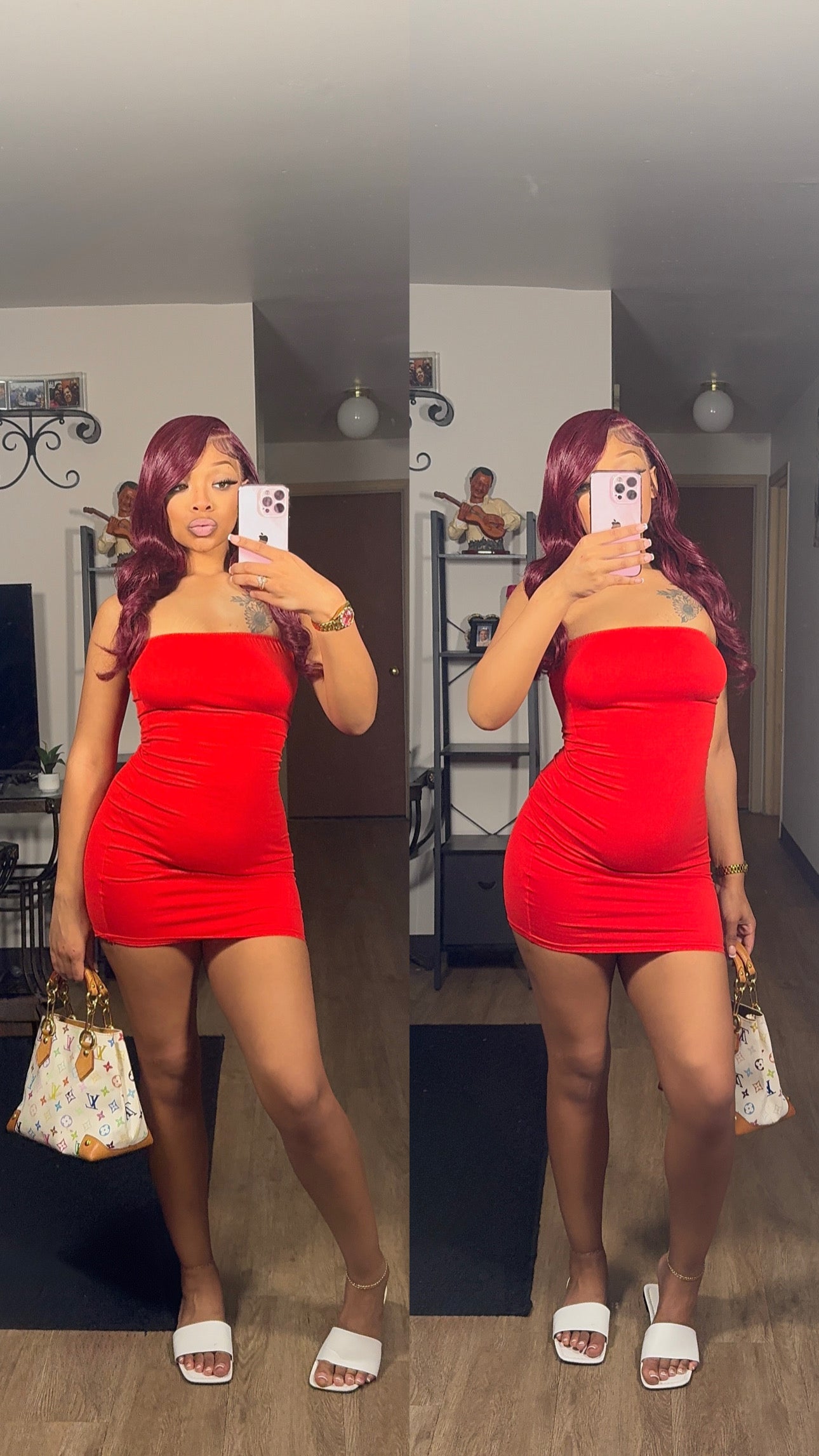Shape Me Up Tube Dress! (Red)